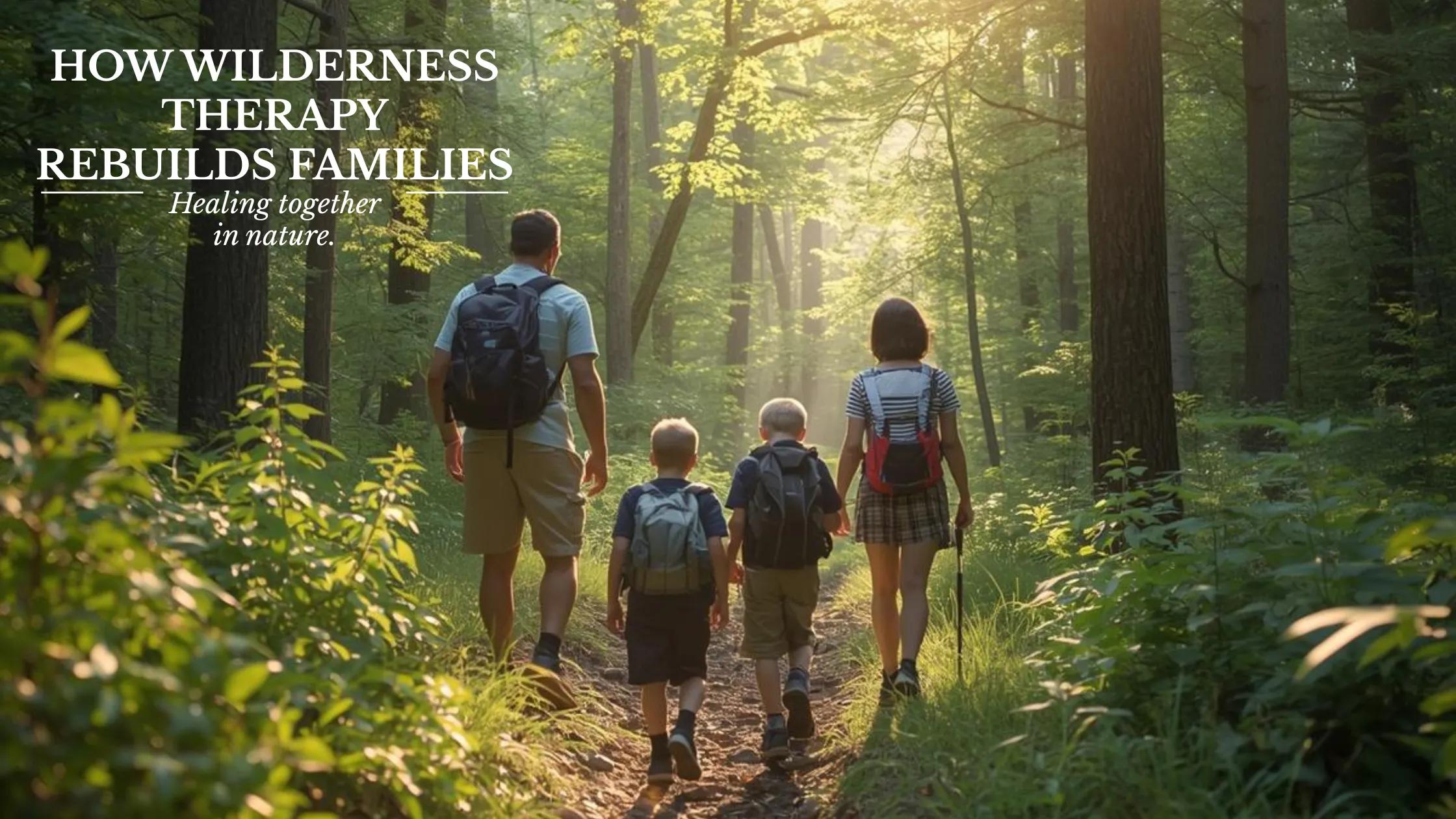 How Wilderness Therapy Helps Rebuild Family Relationships